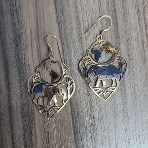 Wild Bryde Elephant Earrings